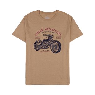 Polera Regular Manga Corta Cuello Redondo Hombre Herald