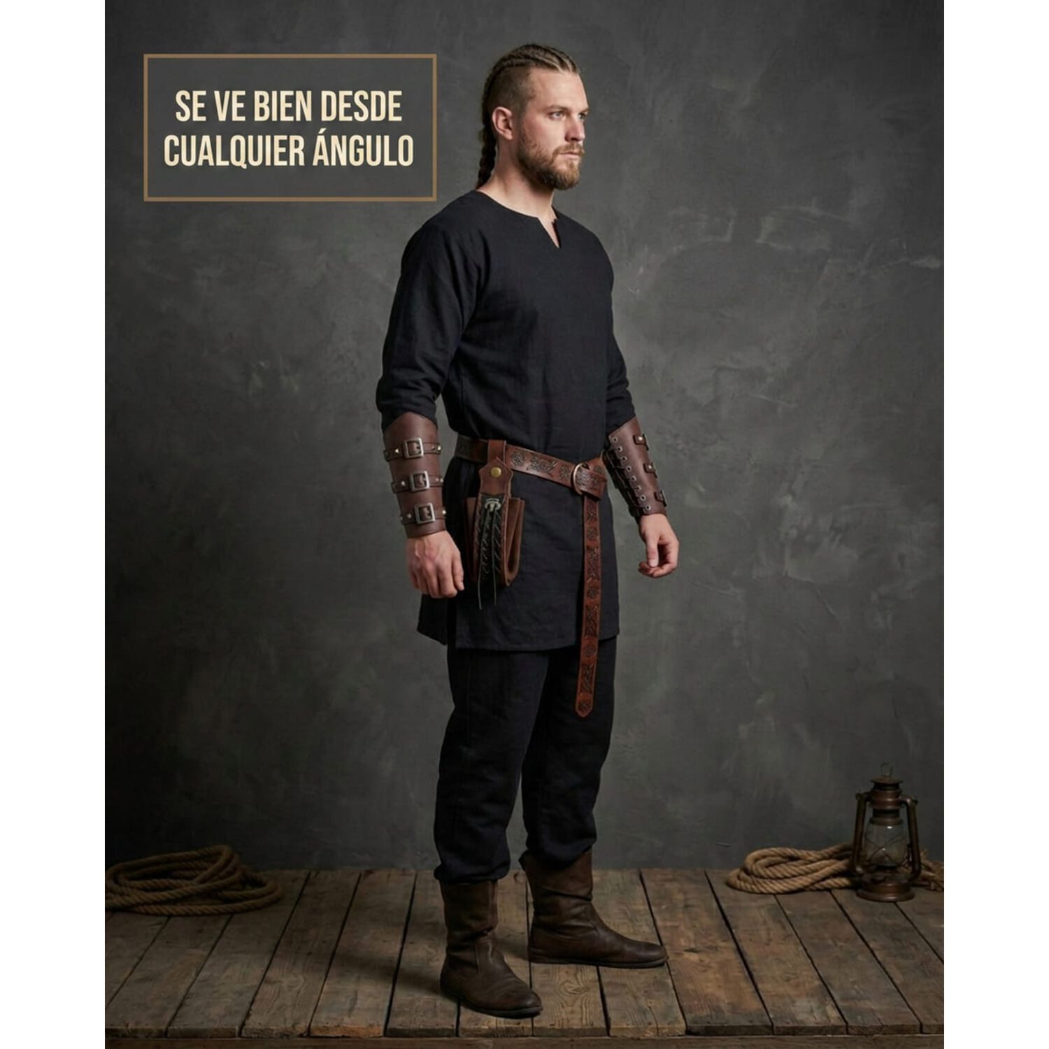 Accesorio Disfraz Cosplay Vikingo Caf&eacute; image number 13.0