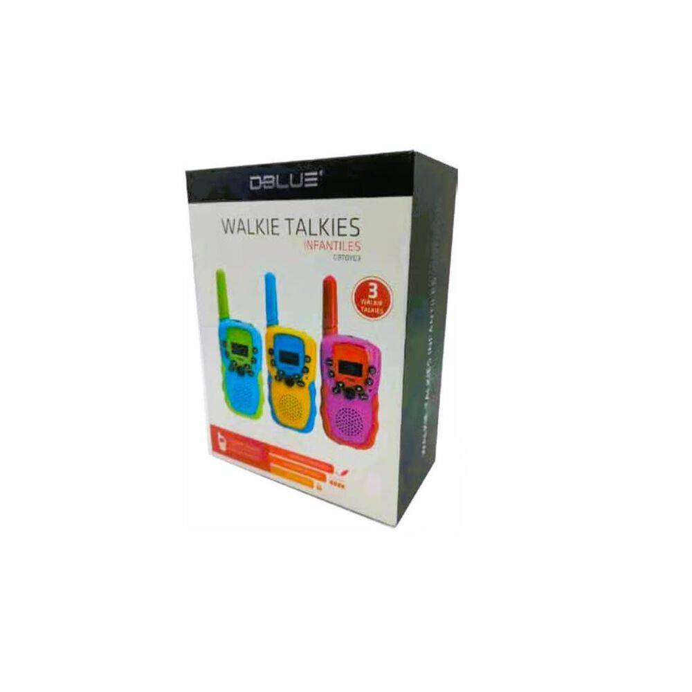Walkie Talkie Dblue Set De 3 Radios Para Ni&ntilde;os Dbtoy03 image number 2.0