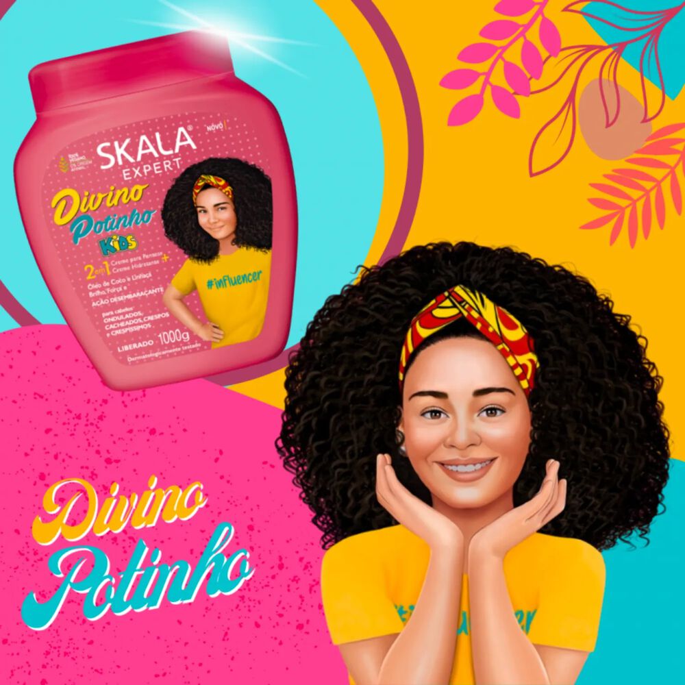 Mascara Divino Potinho Kids 2en1 1kg Skala Expert image number 4.0