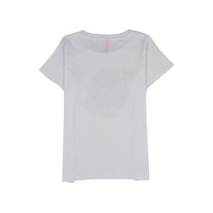Polera Print Folia Tigre Manga Corta Cuello Redondo Mujer Rolly Go