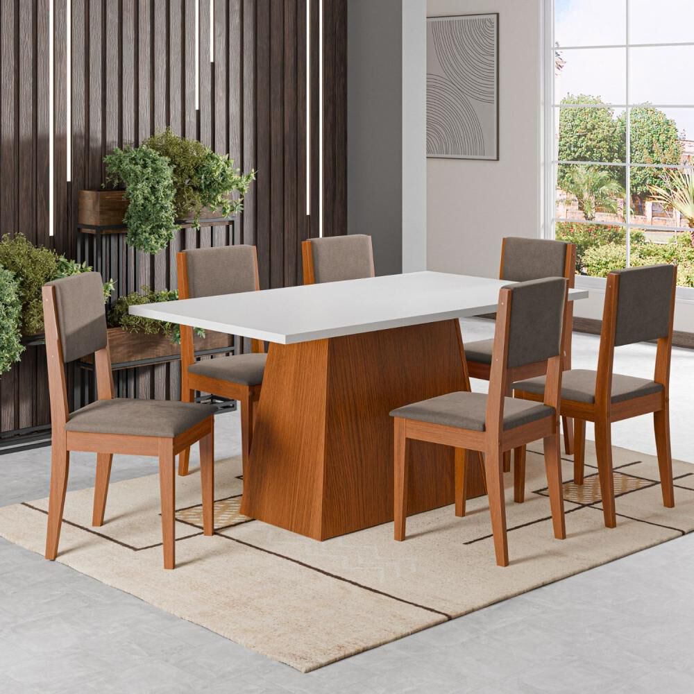 Juego De Comedor Exit Trento / 6 Sillas image number 5.0