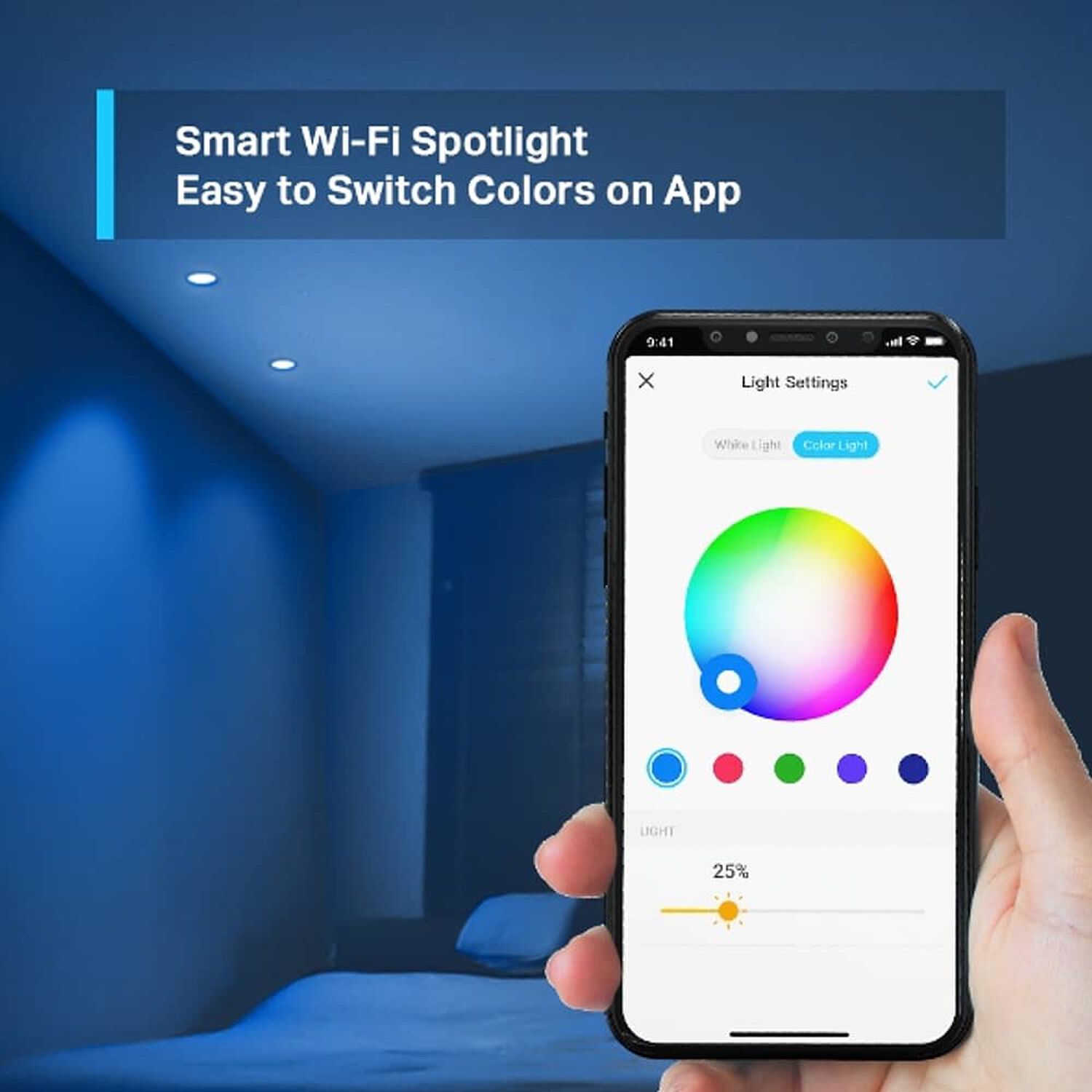 Pack De 2 Bombillas Led Inteligentes Tp-link Tapo L630 Wi-fi Gu10 Multicolor Con Luz Regulable image number 2.0