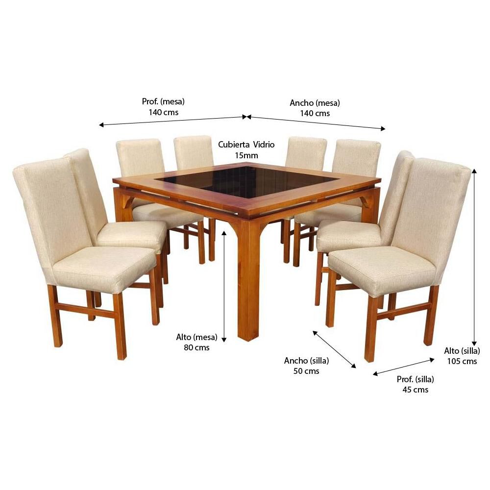 Juego De Comedor Muebles Katalan Javi 8 Personas image number 1.0