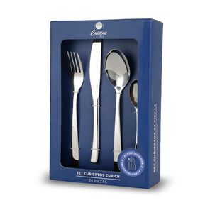 Cubiertos De Mesa Cuisine Zurich / 24 Piezas Cubiertos De Mesa Cuisine Zurich / 24 Piezas