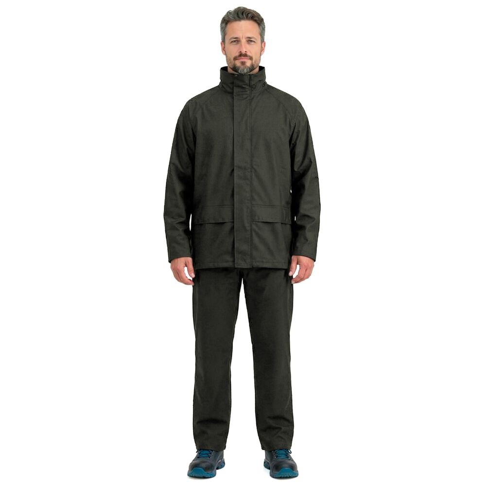 Traje Impermeable Alaska Pu/pvc Verde Petr&oacute;leo image number 0.0