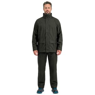 Traje Impermeable Alaska Pu/pvc Verde Petr&oacute;leo