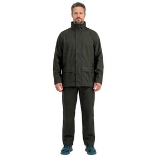 Traje Impermeable Alaska Pu/pvc Verde Petr&oacute;leo