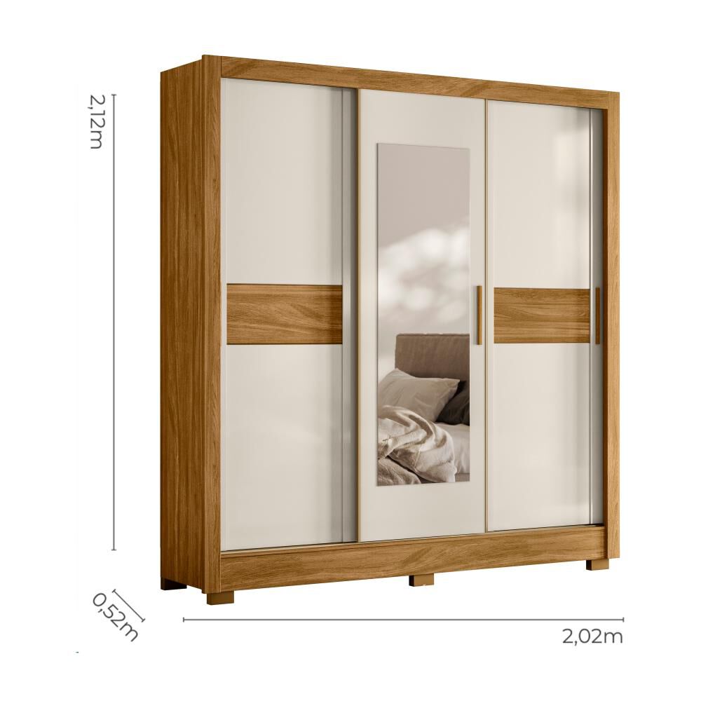 Clóset Di Poretti Design Bahamas / 3 Puertas / 2 Cajones image number 1.0