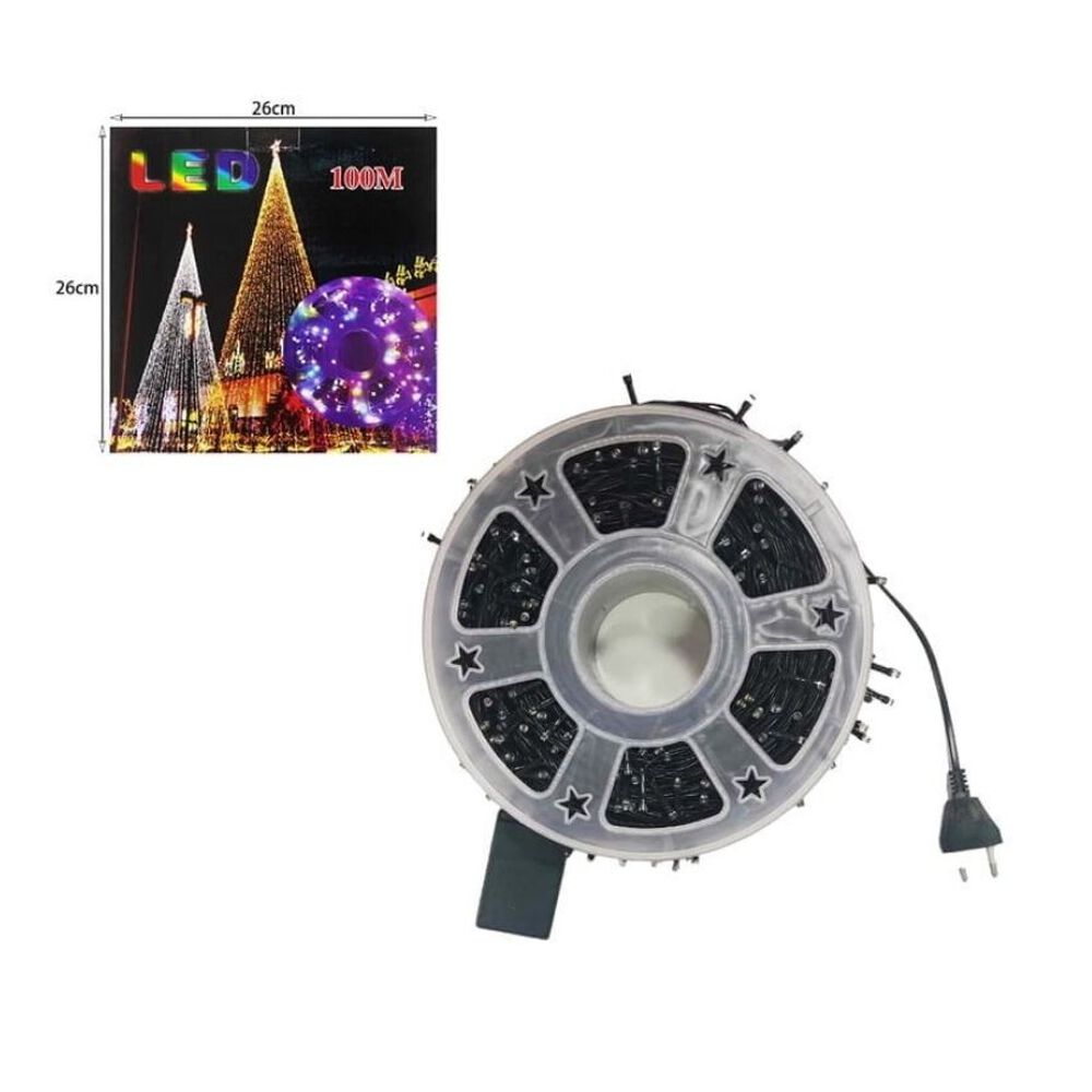 Carrete De Luces Navideñas Led 100m Cálida image number 4.0
