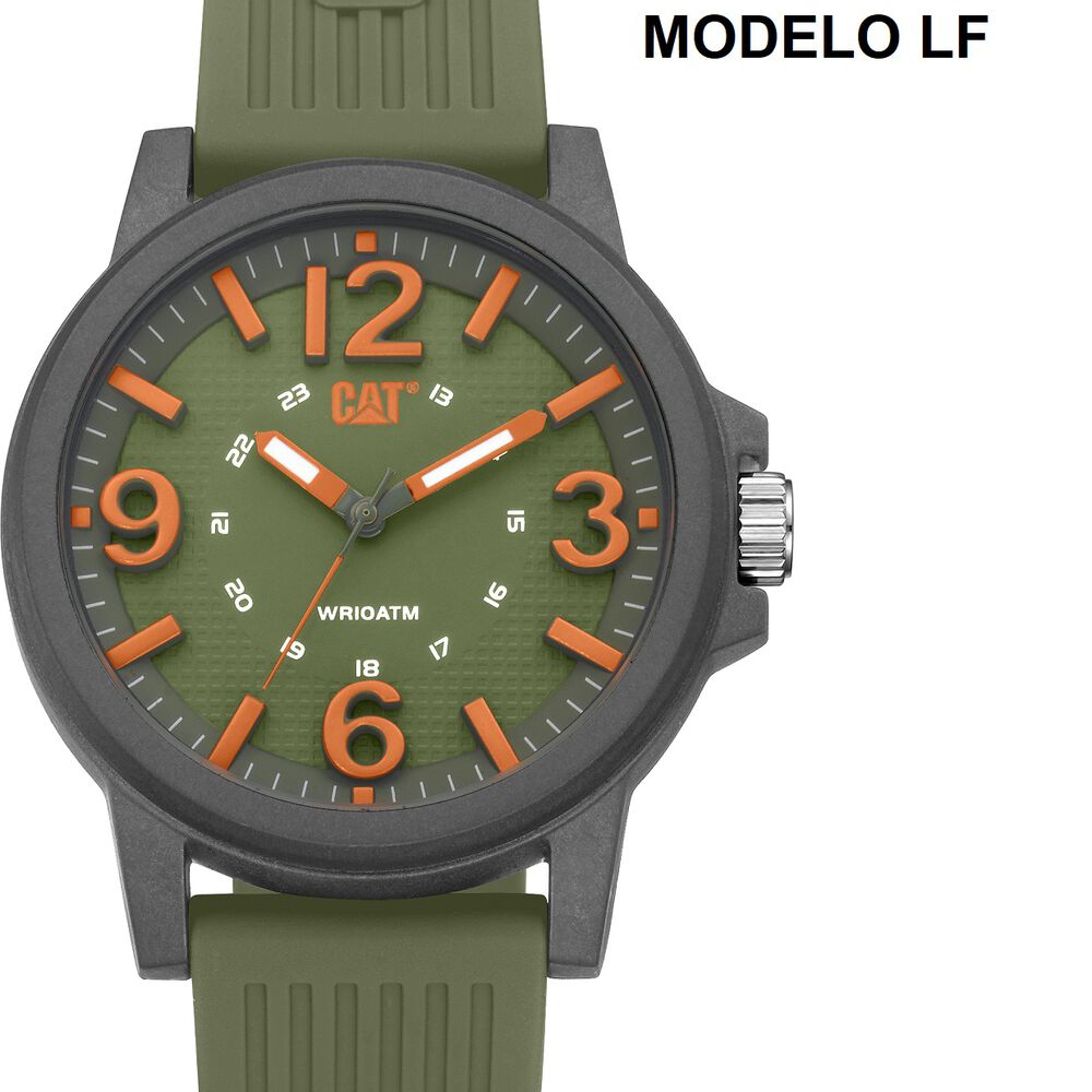 Correa Pulsera Cat Hombre Lf Verde image number 1.0