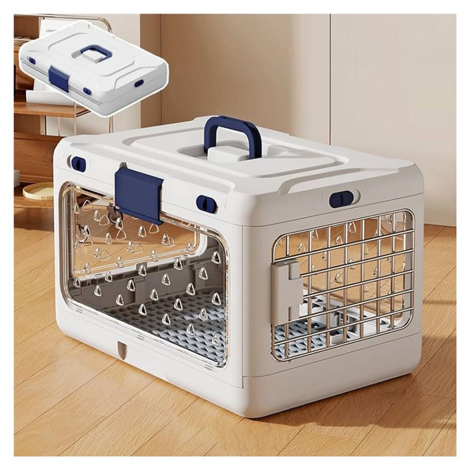Caja Transportadora Mascotas Perro Gato 50cm image number 2.0