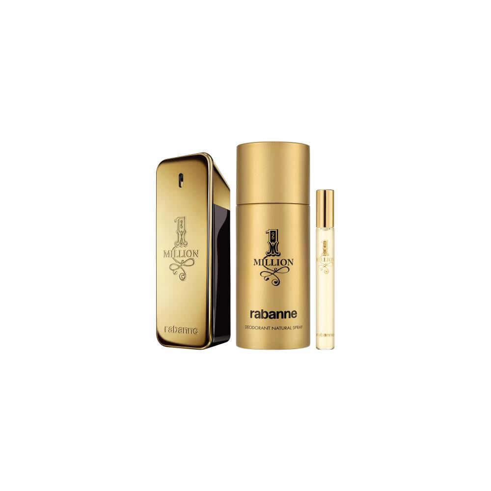 Set De Perfumer&iacute;a 1 Million Paco Rabanne / Eau De Toilette / 100 Ml + Desodorante 150 Ml + Megaspritzer 10 Ml image number 1.0