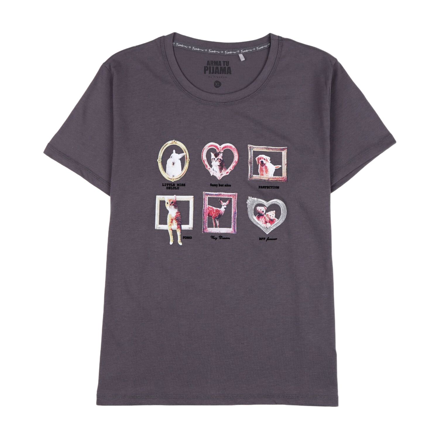 Polera de Pijama Mujer Freedom image number 0.0
