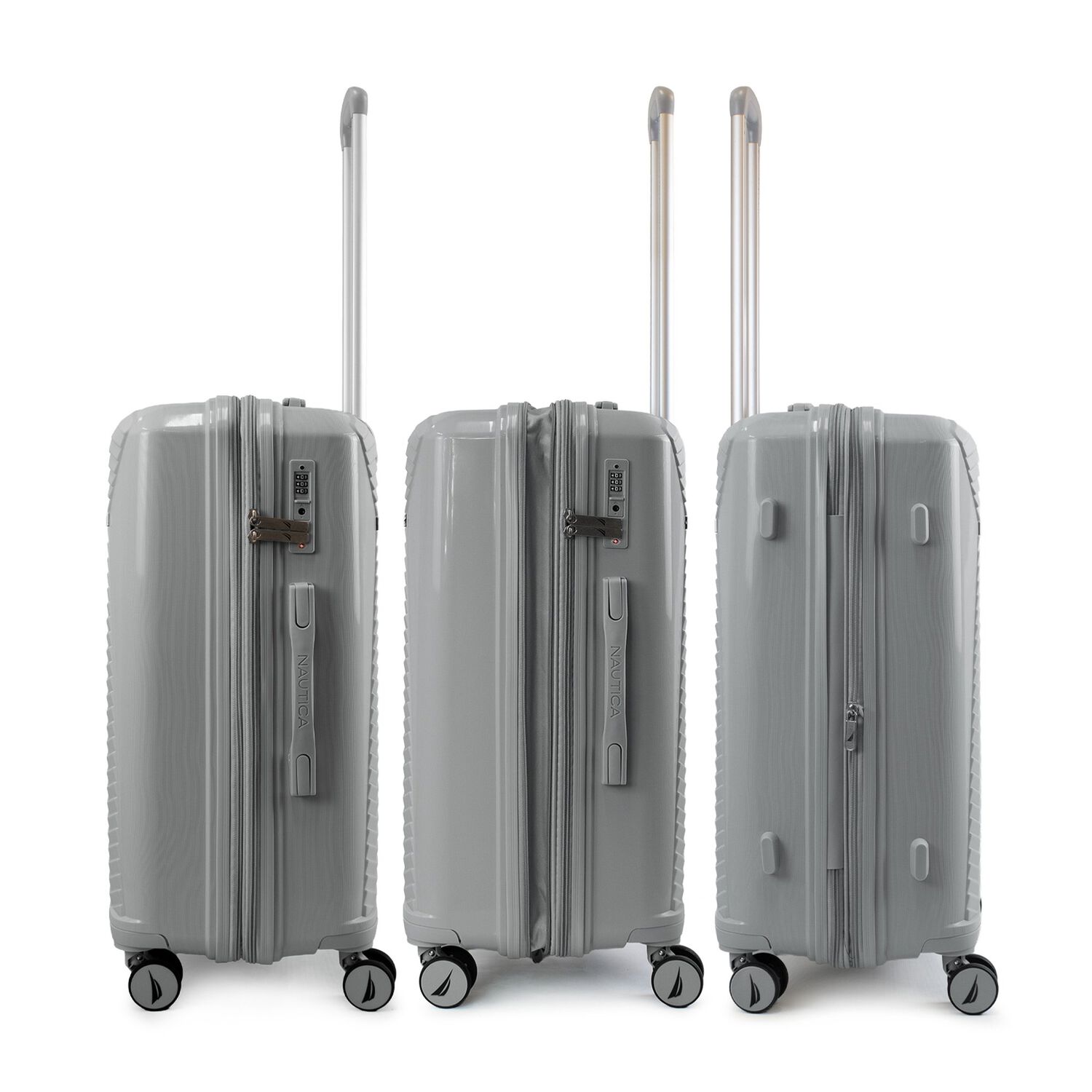 Pack 2 Maletas Nautica Niza Cabina 10kg Y Mediana 20kg Gris image number 6.0