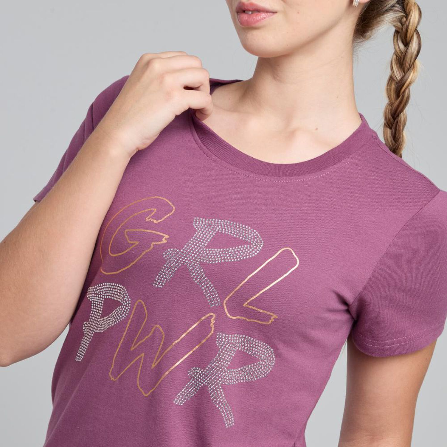 Polera Deportiva Estampada Manga Corta Cuello Redondo Mujer Wetland image number 4.0