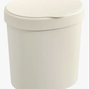 Basurero Con Tapa Blanco 2,5 L