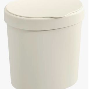 Basurero Con Tapa Blanco 2,5 L