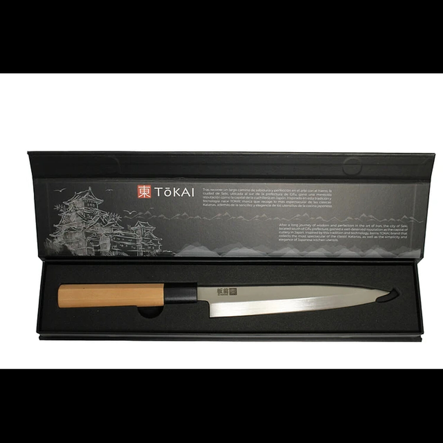 Cuchillo Tokai Slice Wayu 35cm De Acero Mango Madera image number 1.0