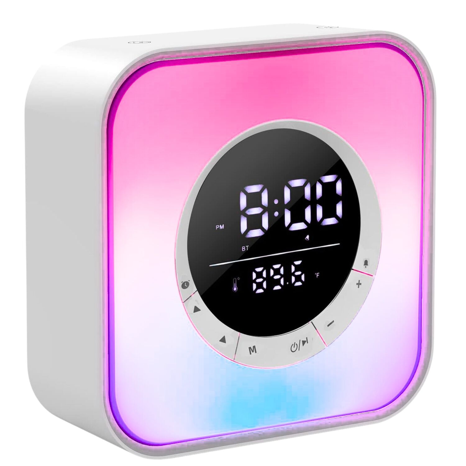 Parlante Bluetooth Rgb Despertador Reloj Temperatura Spg-134 image number 1.0