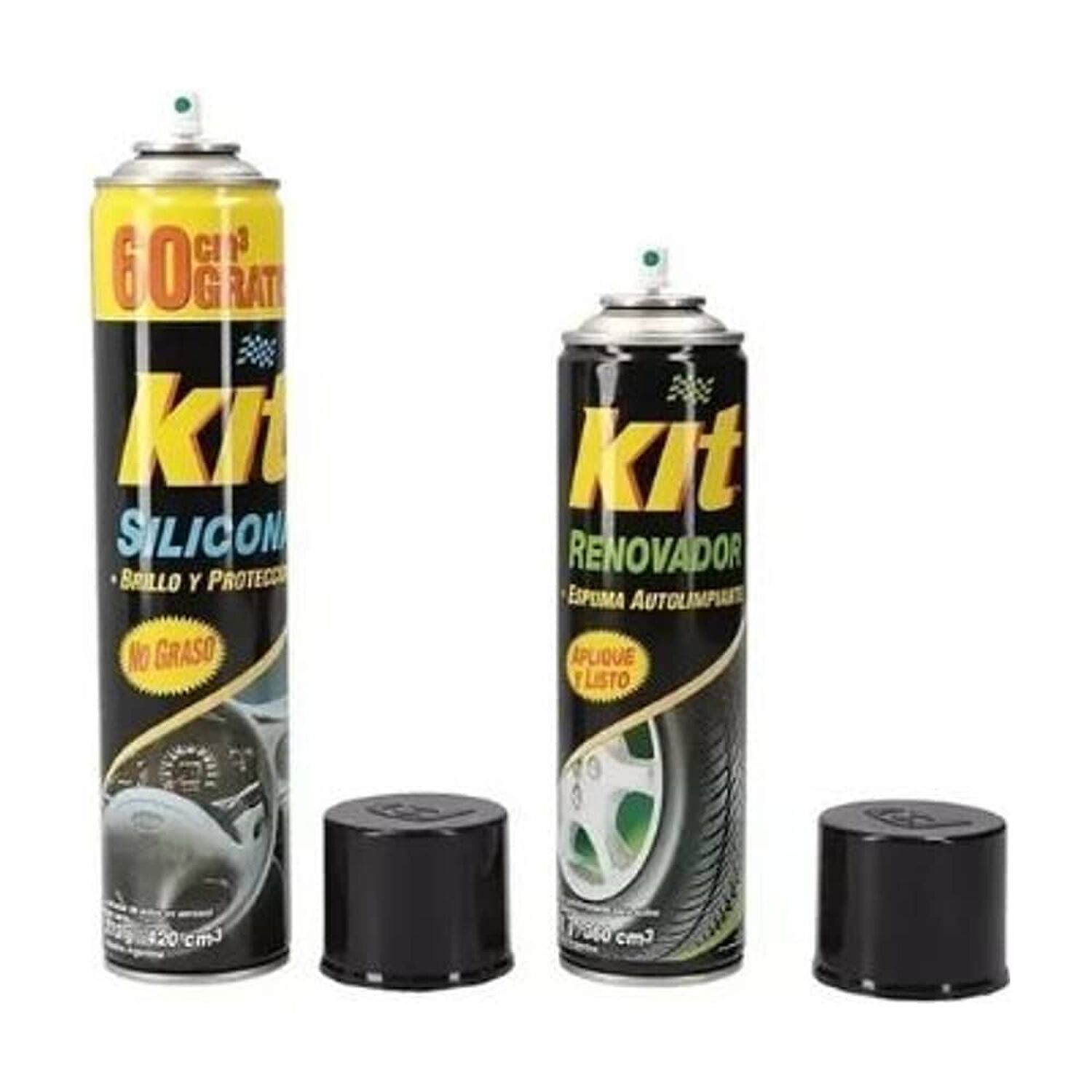 Pack De 6 Silicona 420cc + 6 Renovador De Gomas 360cc image number 1.0