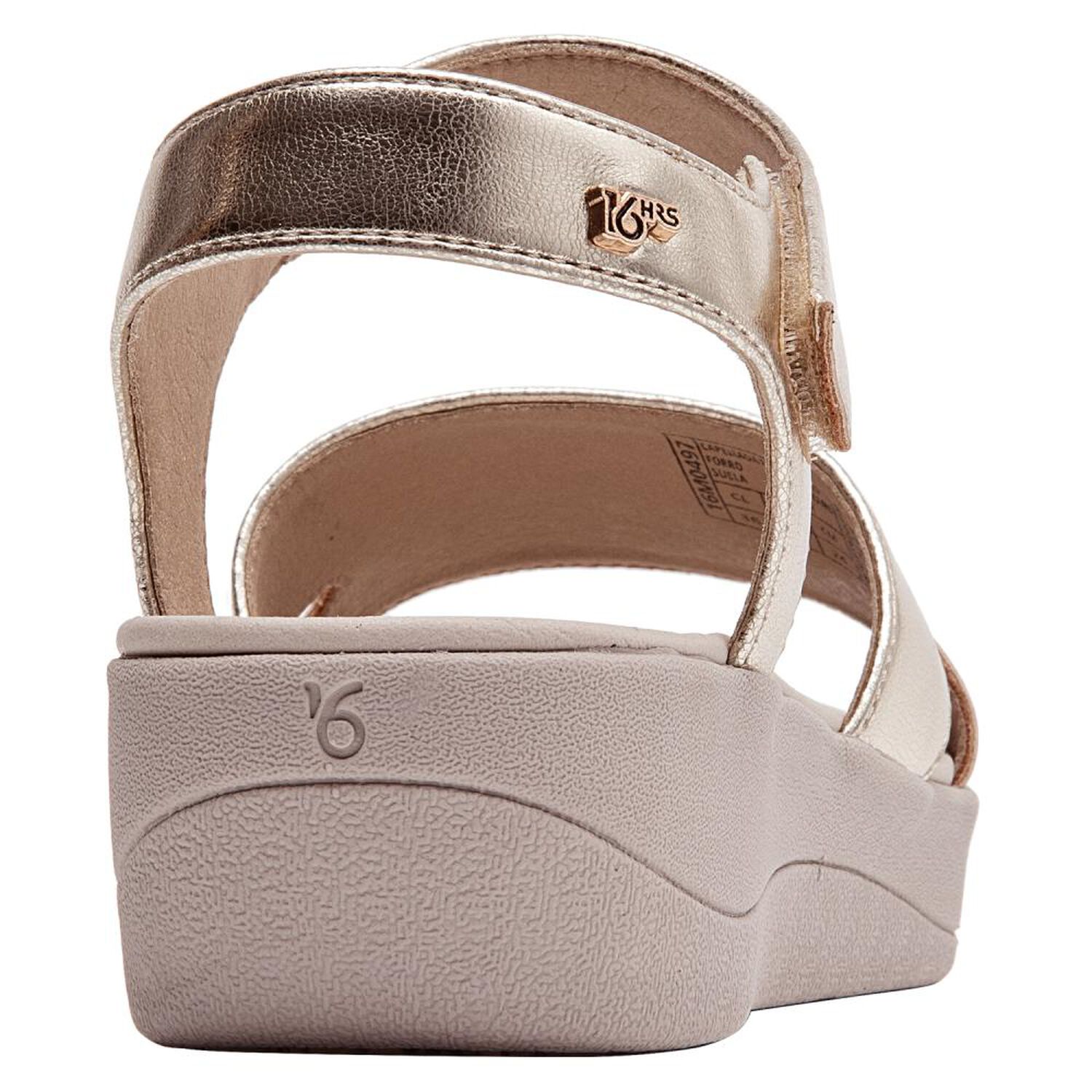 Sandalia Mujer 16 Horas 16m0497 Oro image number 4.0