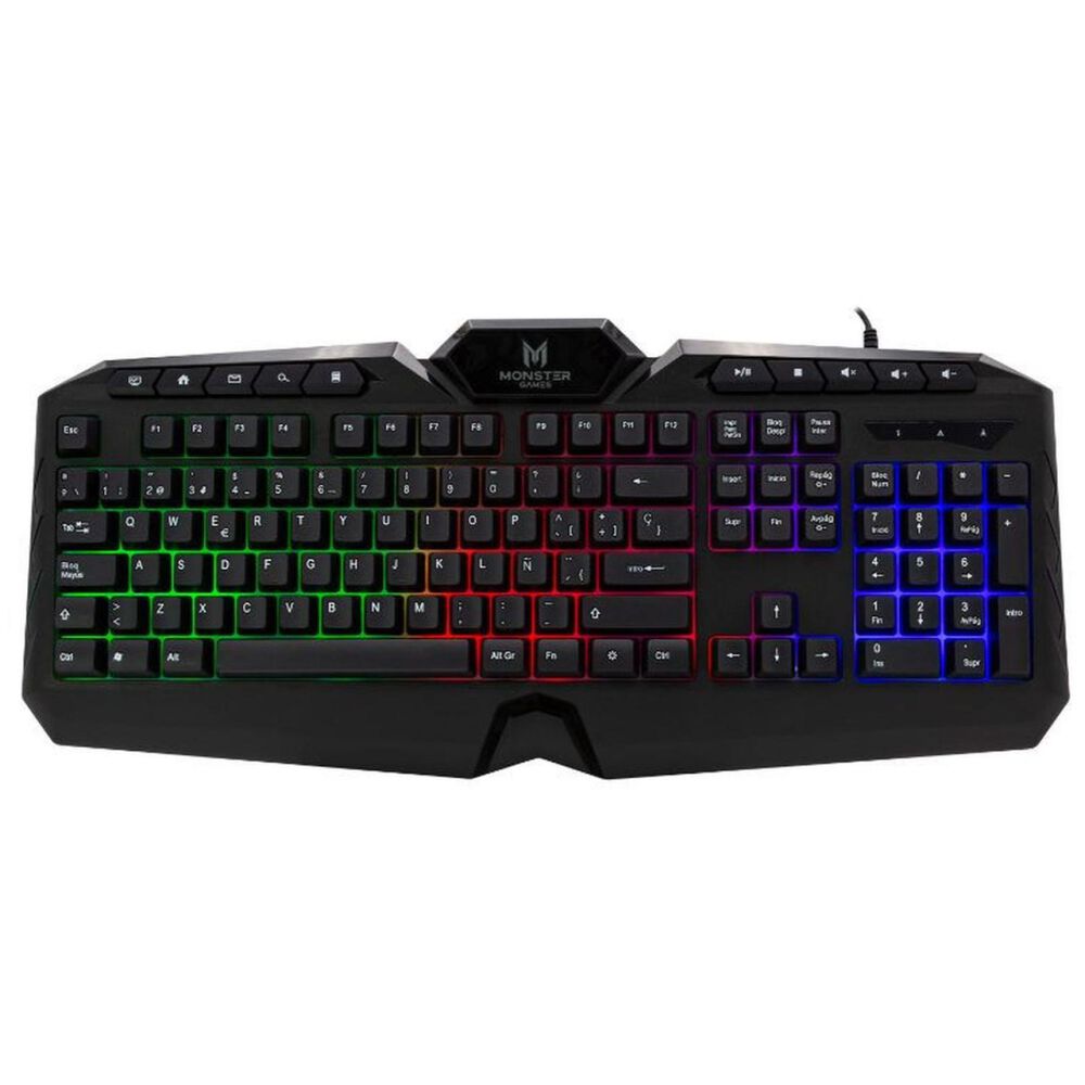 Teclado Gamer Usb Rgb Negro Onset image number 1.0