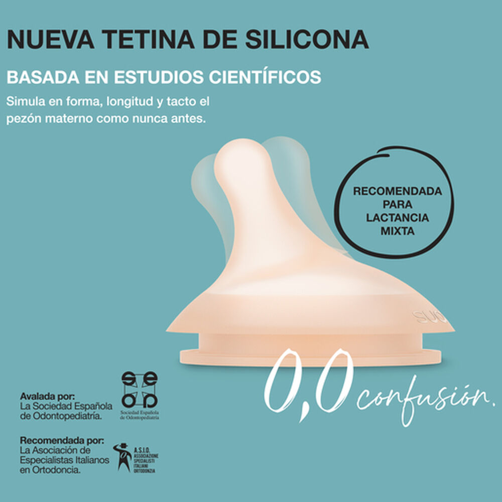 Pack 3 Mamaderas Anticólicos Zero Zero 180ml - Flujo Lento image number 2.0