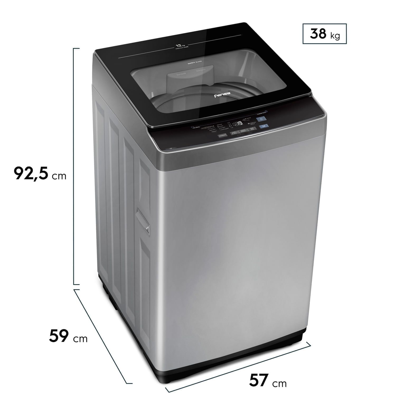Lavadora Autom&aacute;tica 12kg Carga Superior Premium Care 12sz image number 1.0