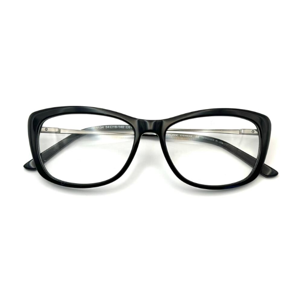 Lentes &Oacute;pticos Charlize Negro York Eyewear image number 3.0
