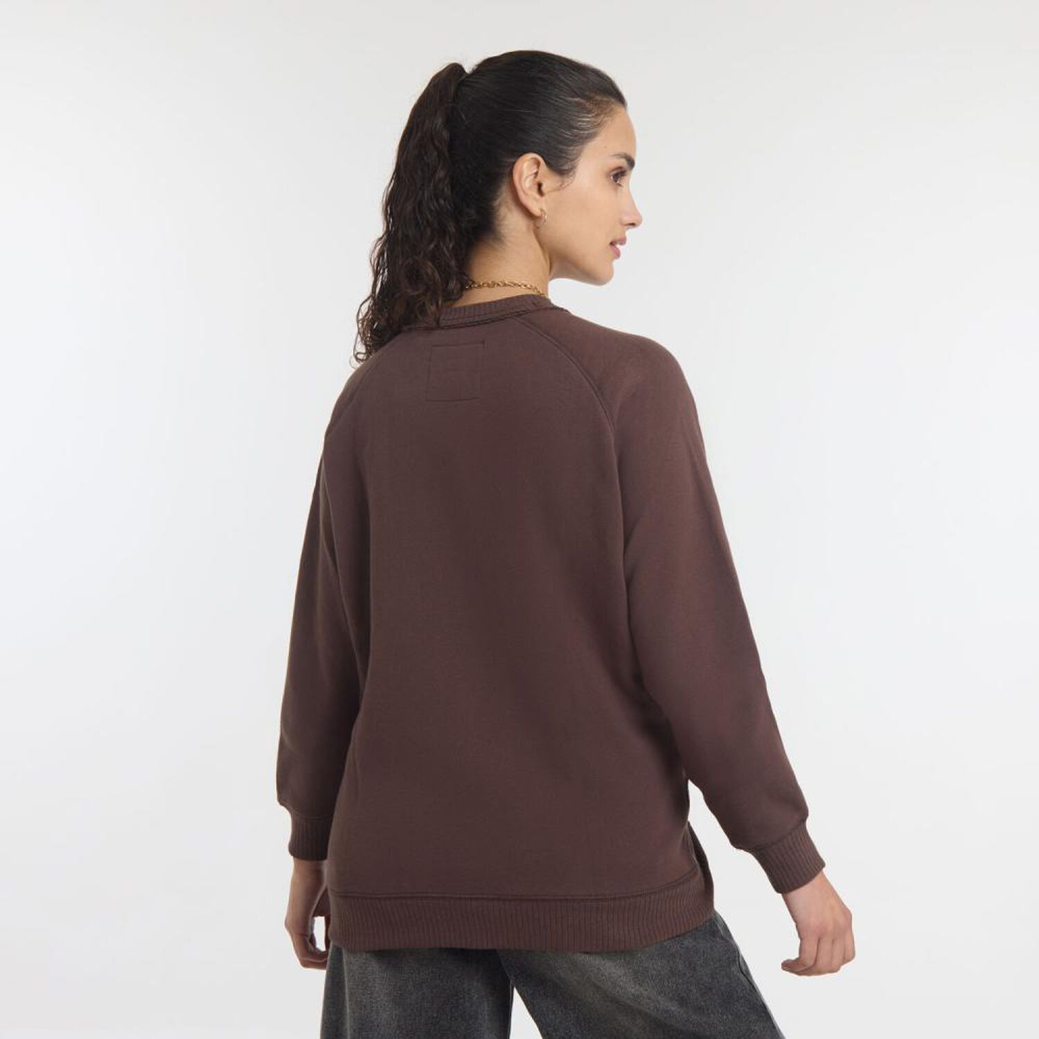 Poler&oacute;n Estampado Cuello Redondo Mujer Freedom image number 3.0