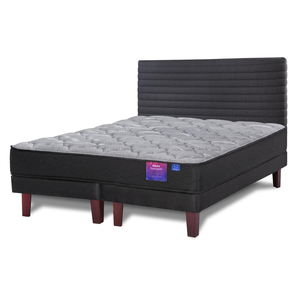 Cama Europea Flex Therapedic Plus / 2 Plazas / Base Dividida + Respaldo image number 0.0