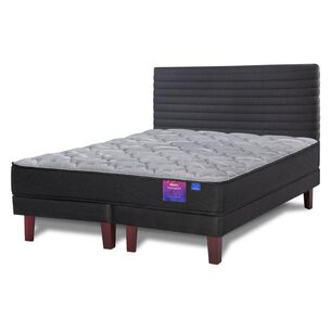 Cama Europea Flex Therapedic Plus / 2 Plazas / Base Dividida + Respaldo