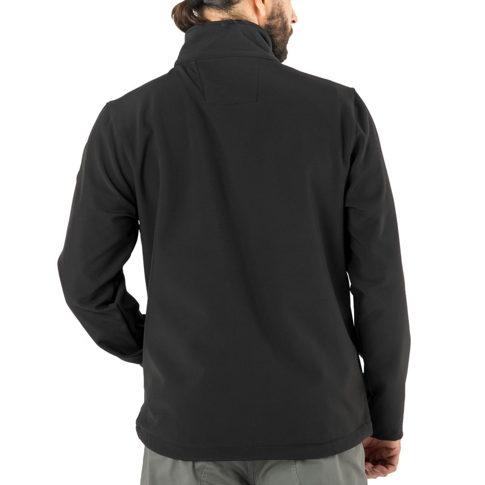 Softshell Quebec Lobo Negro Hombre image number 1.0