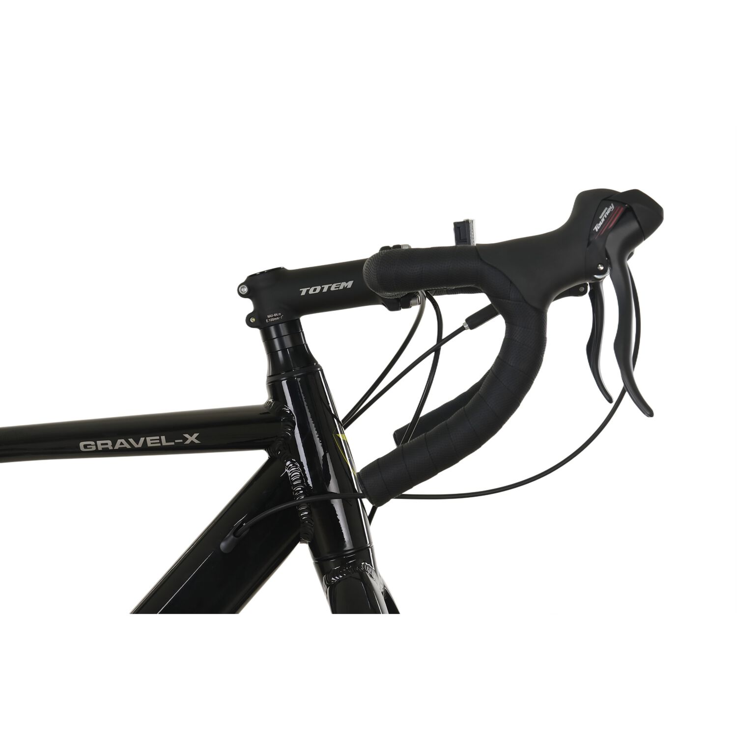 Bicicleta Gravel Totem 700*54 Gravel-x Negro Verde image number 4.0