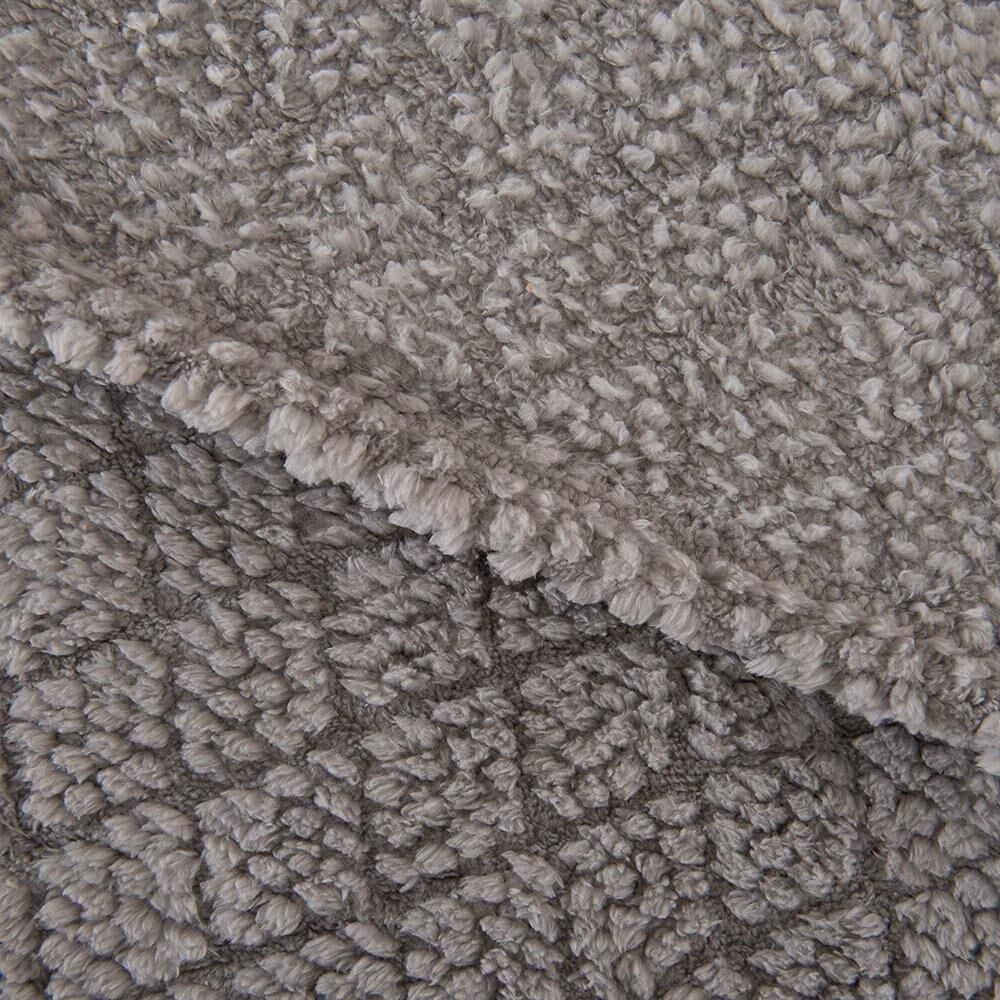 Frazada Jqd Sherpa Atlantic 2 Plazas Gris image number 1.0