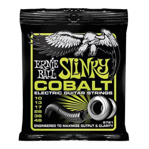 Set De Cuerdas Ernie Ball Guitarra El&eacute;ctrica Cobalto Slinky Regular 10-46 2721