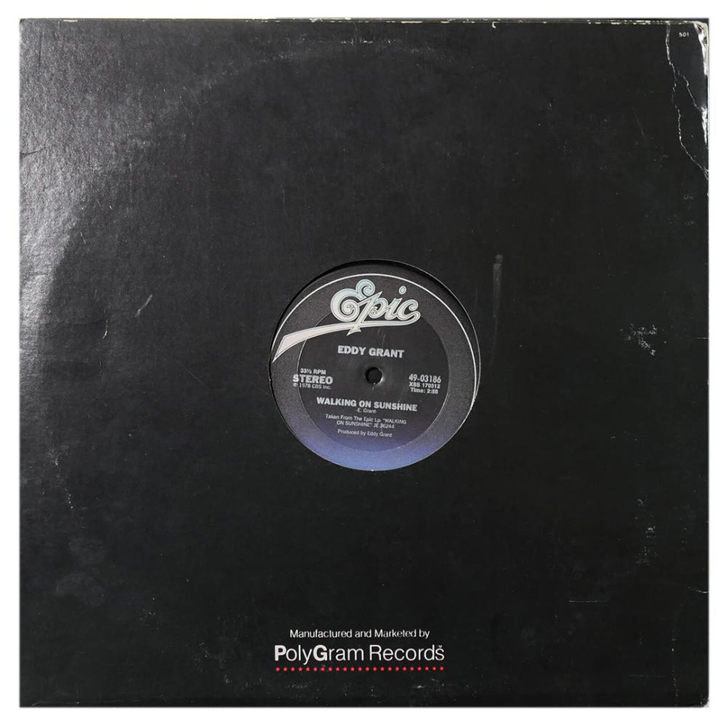Eddy Grant - Walking On Sunshine | 12" Maxi Single Usado image number 1.0