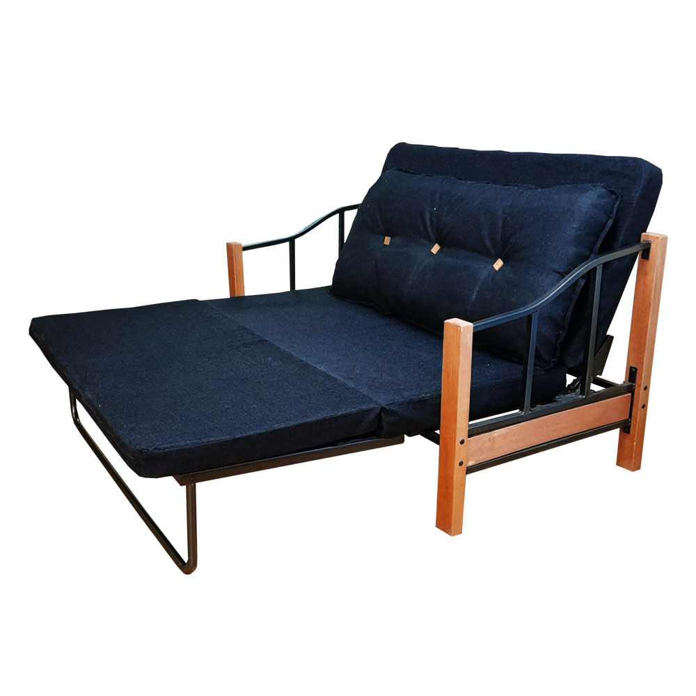 Sofa Cama 2 Cuerpos Ranco " Negro" image number 1.0