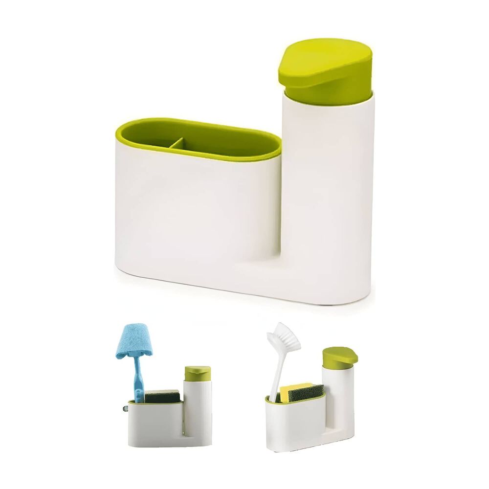 Dispensador Jab&oacute;n L&iacute;quido Lavalozas Con Porta Esponja image number 0.0