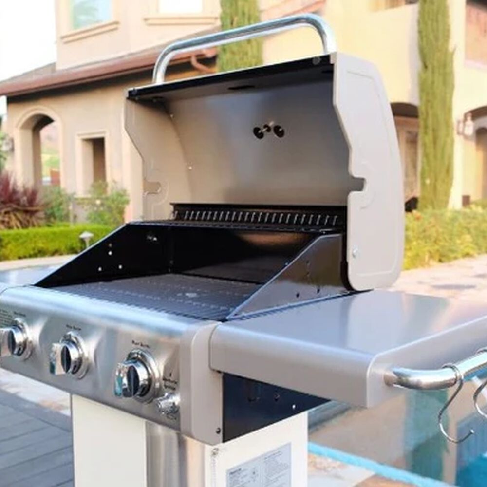 Parrilla A Gas 3 Quemadores - Color Blanco image number 3.0