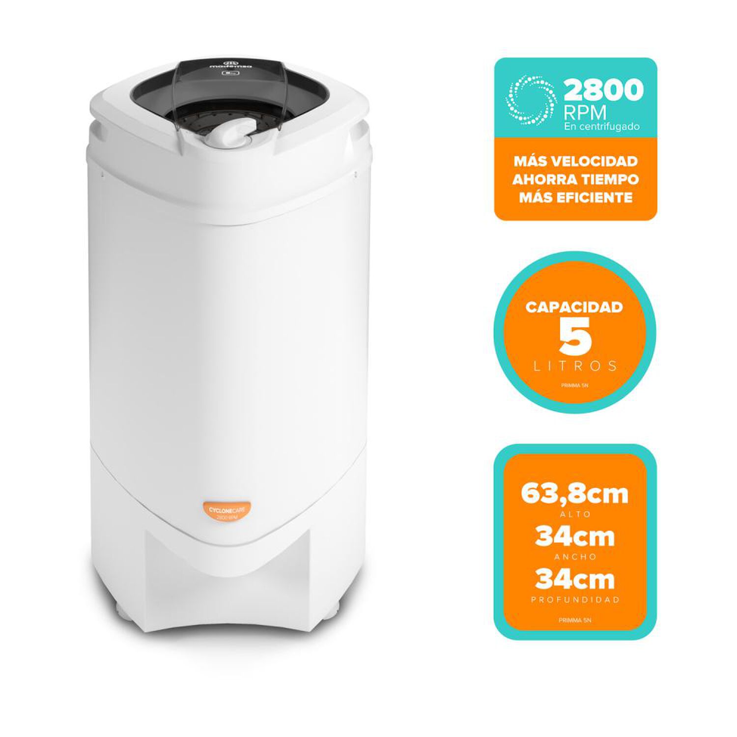 Centrifuga Mademsa Primma 5N / 5kg image number 6.0