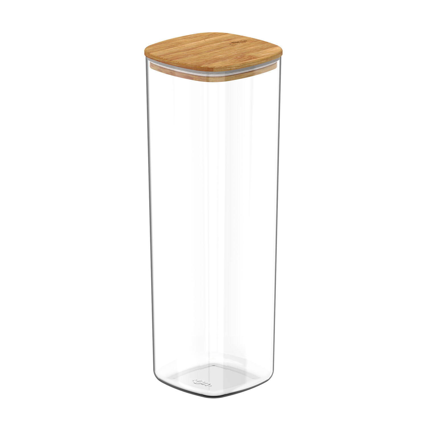Contenedor Herm&eacute;tico Con Tapa Bamb&uacute; Keep 2 Lt Transparente Ou image number 0.0