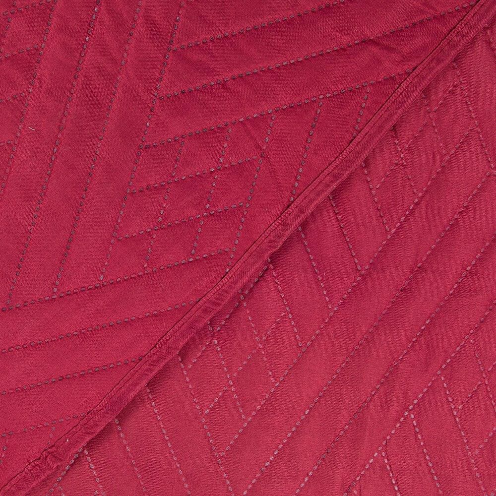 Set Quilt Liso + Sabana Liso King Rojo image number 1.0