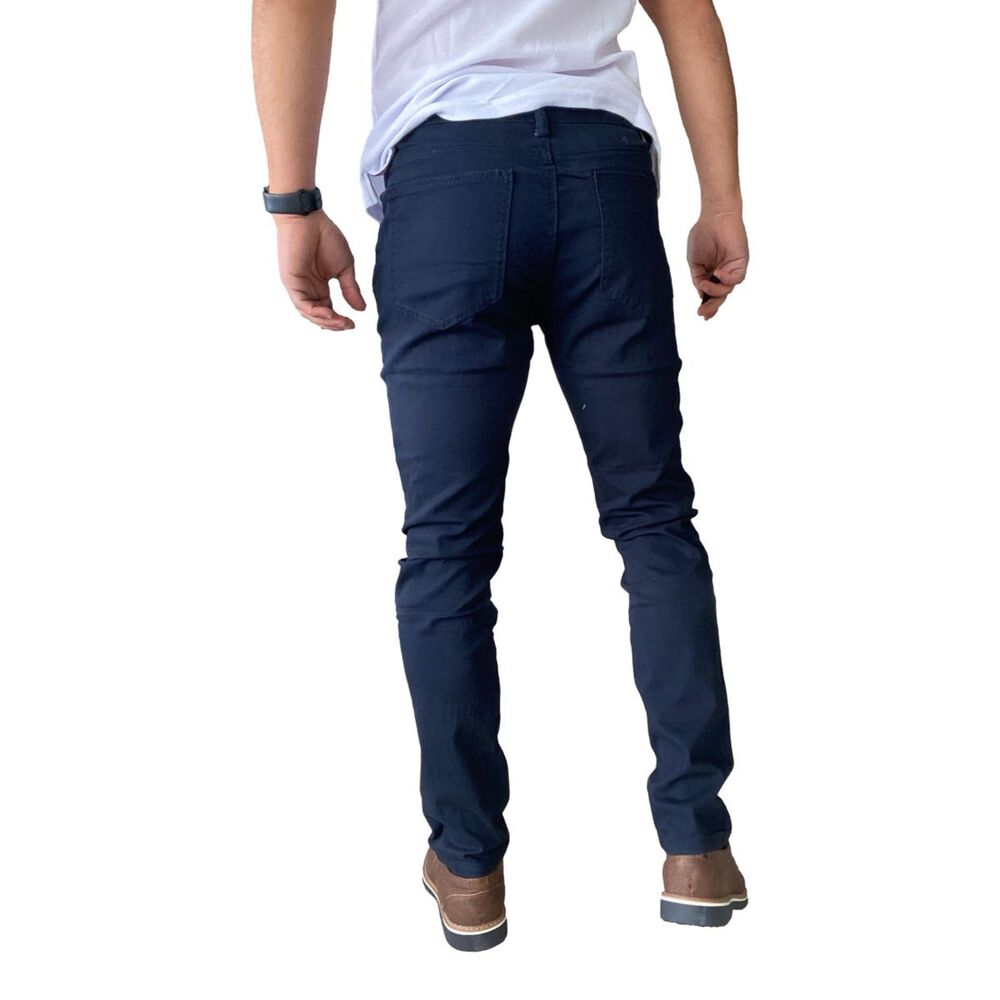 Pantal&oacute;n Tela Elasticado Slim Fit Colores image number 18.0