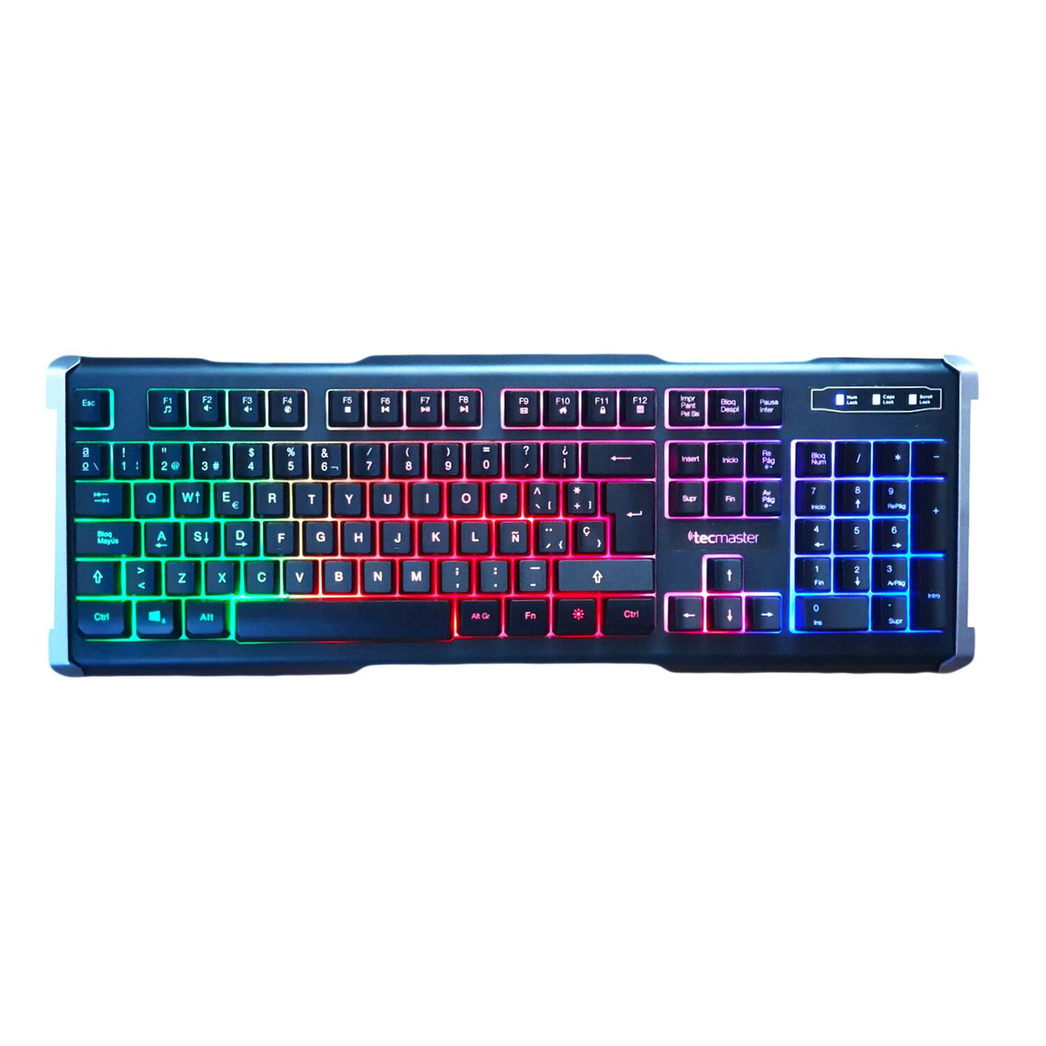 Teclado Gamer Rgb Tecmaster Para Pc/ Ps5/ Ps4/ Xbox Lk100d image number 1.0