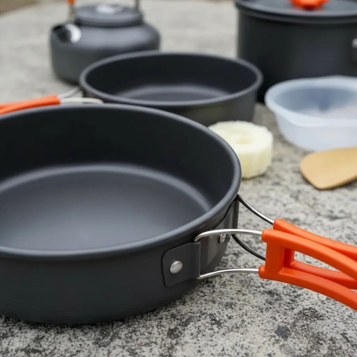 Set Ollas Camping 7 Piezas Aluminio Cocina Port&aacute;til image number 4.0