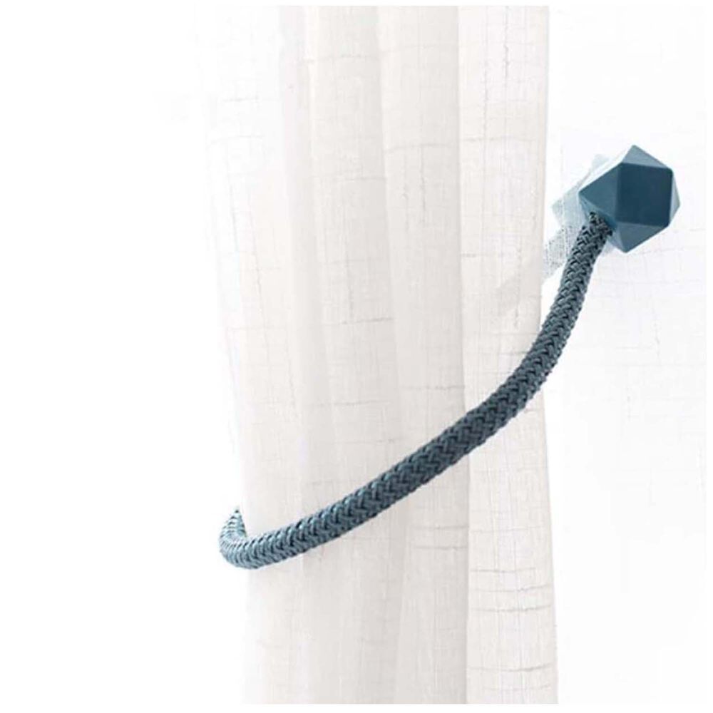 Pack De 02 Sujetadores - Abrazaderas Magneticas Para Cortinas Turquesa image number 2.0