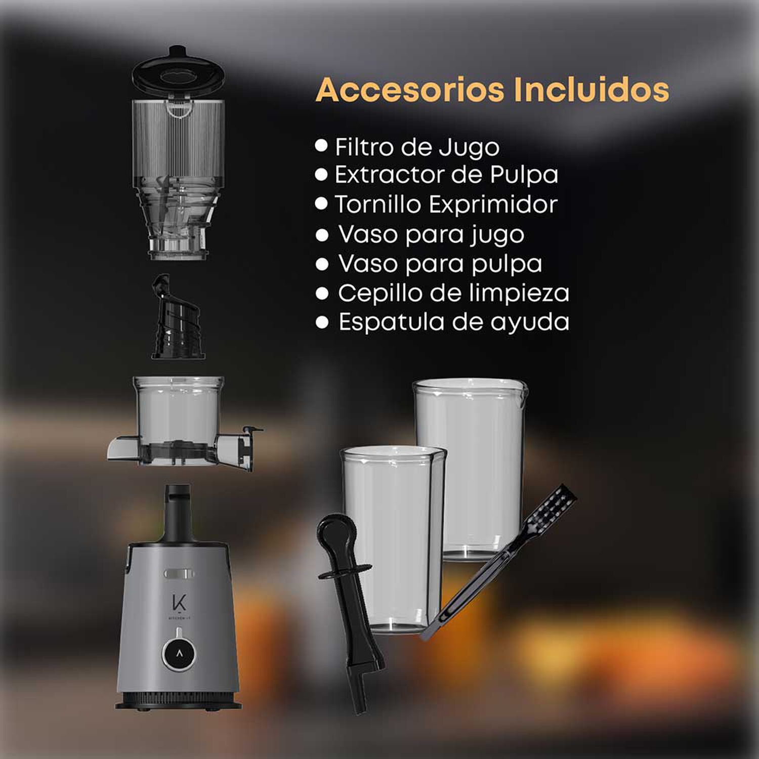 Prensadora De Jugo En Fr&iacute;o Slow Press Pro 200w image number 5.0