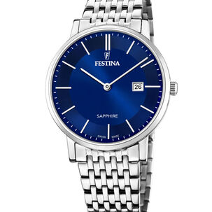 Reloj F20018/2 Festina Swiss Azul Hombre Swiss Made
